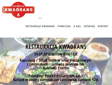 Tablet Screenshot of kwadrans.pinczow.com